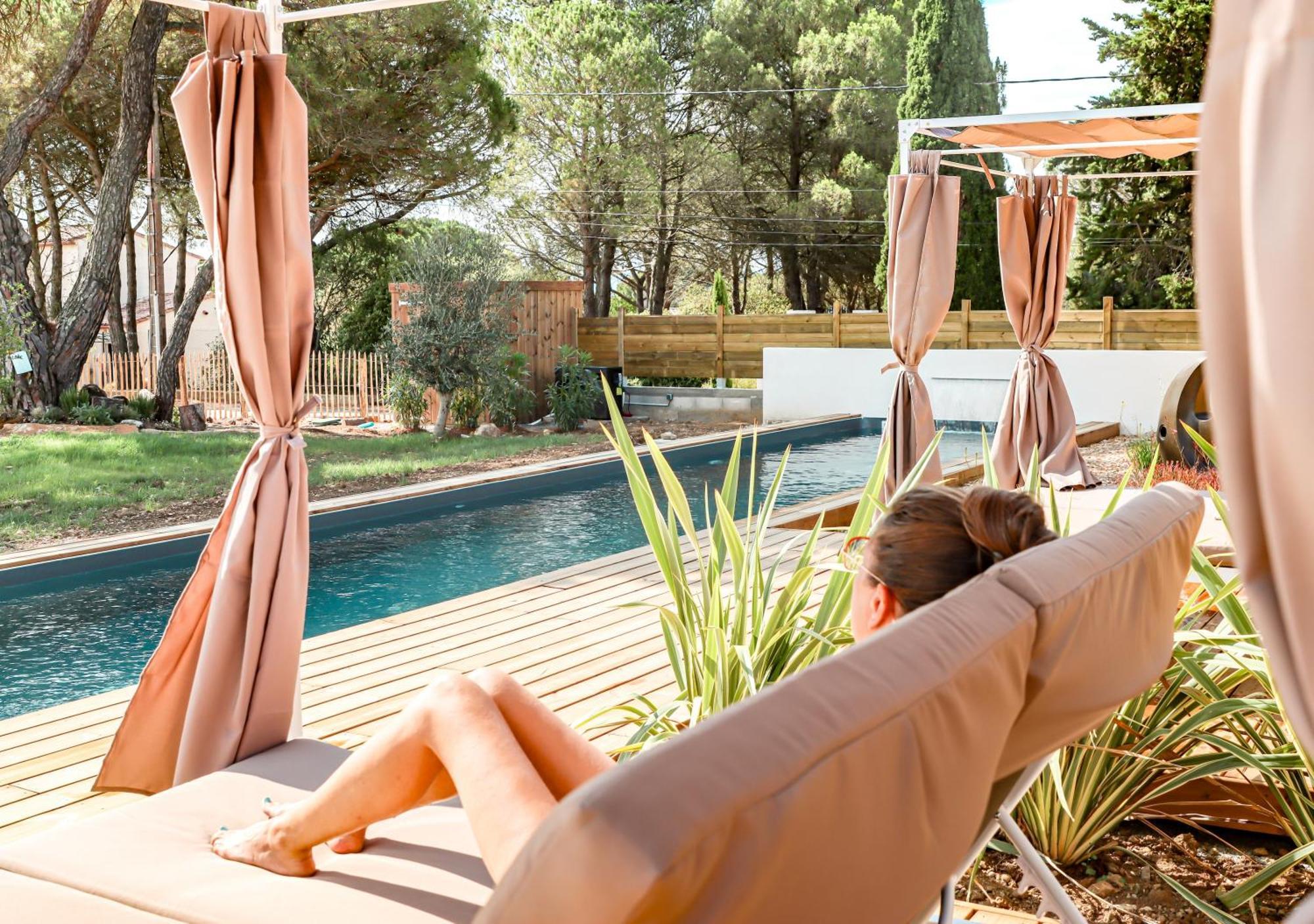 Les Gites De Laure - L'Eden Romantique, Chambres Hotes, Spa Prive, Couloir De Nage, Adults Only Malves-en-Minervois Eksteriør billede